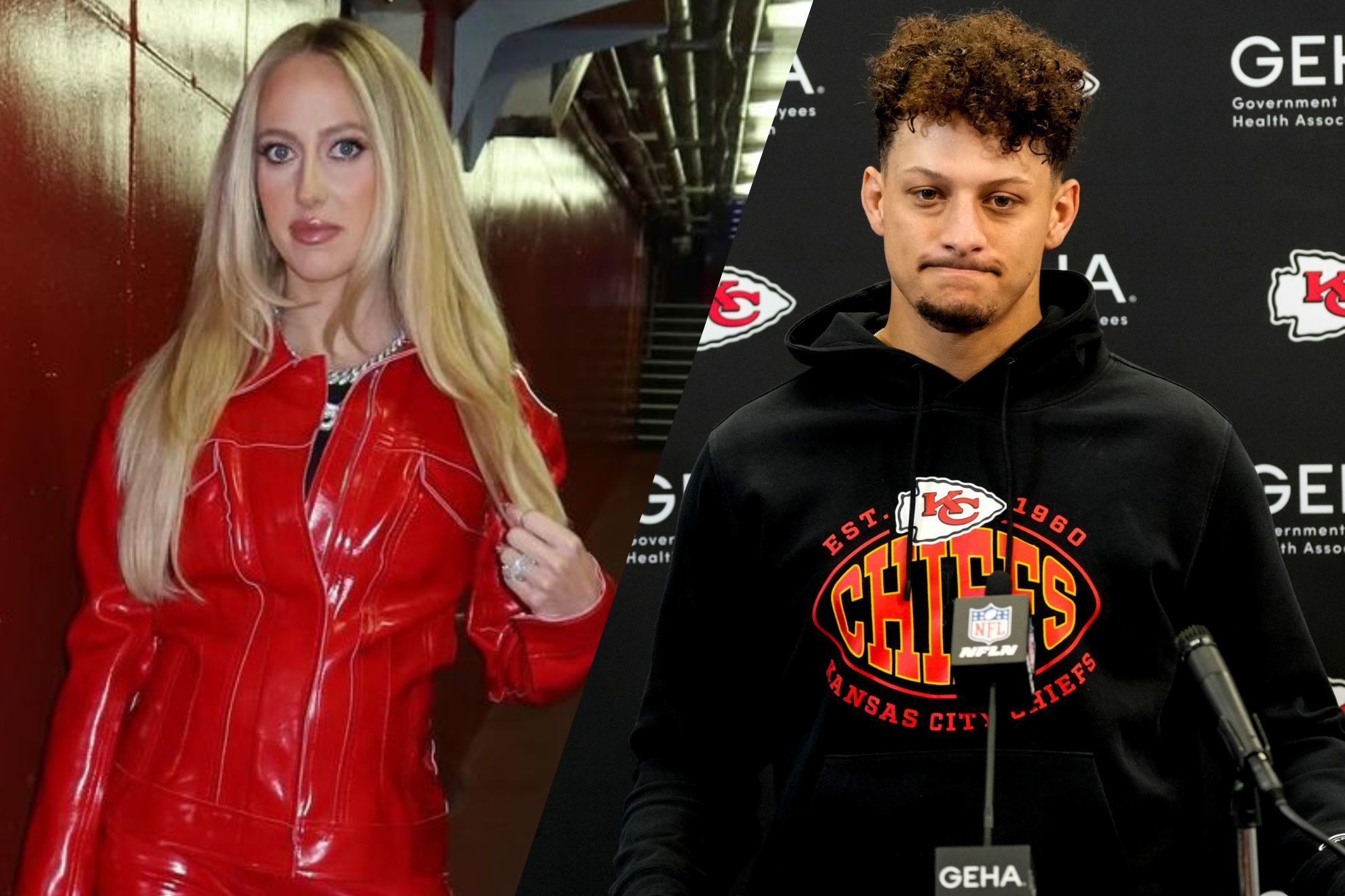 Patrick Mahomes scolds Brittany for not paying attention to her appearance during a very special family moment